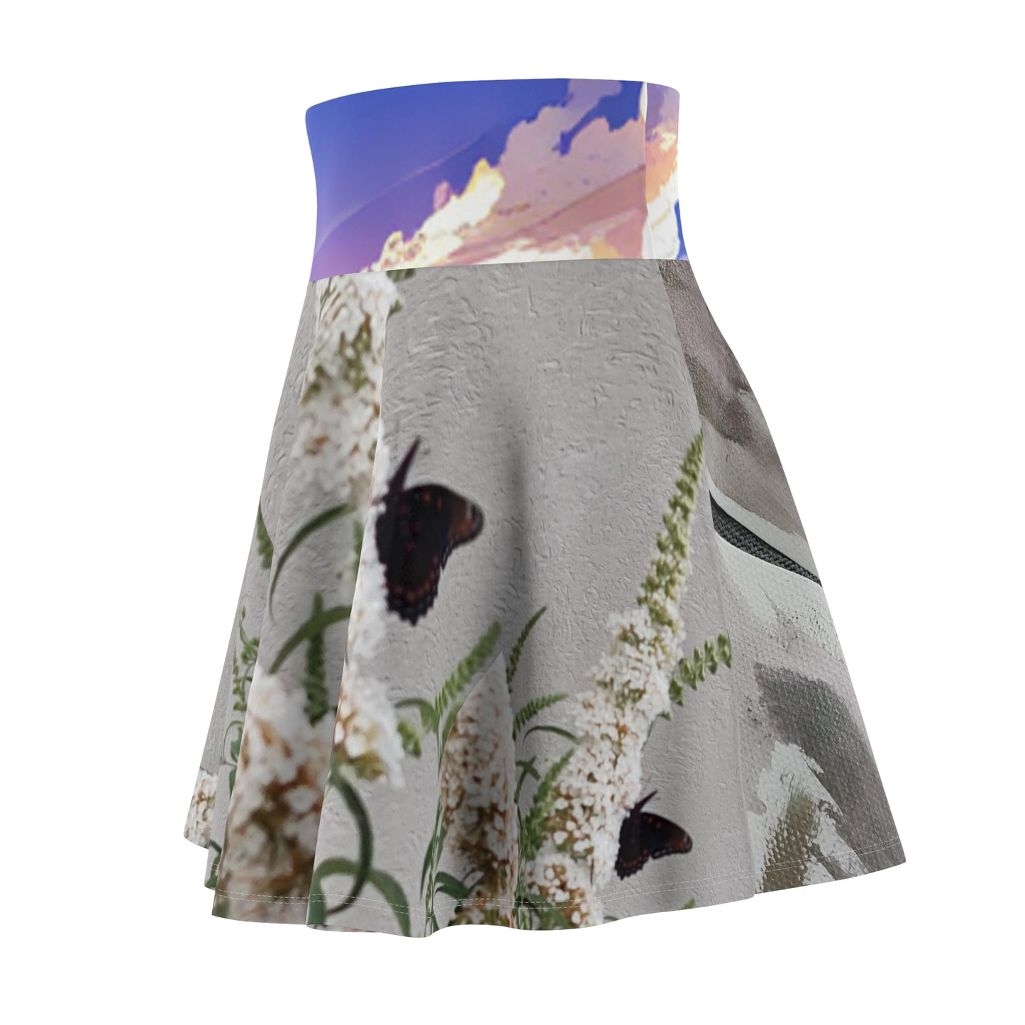Spiritual-themed Skater Skirt for women