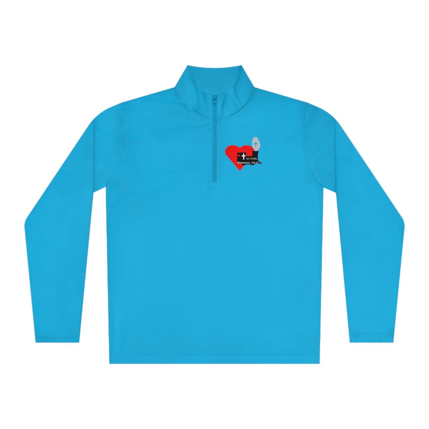 Life Station Logo Unisex Quarter-Zip Pullover