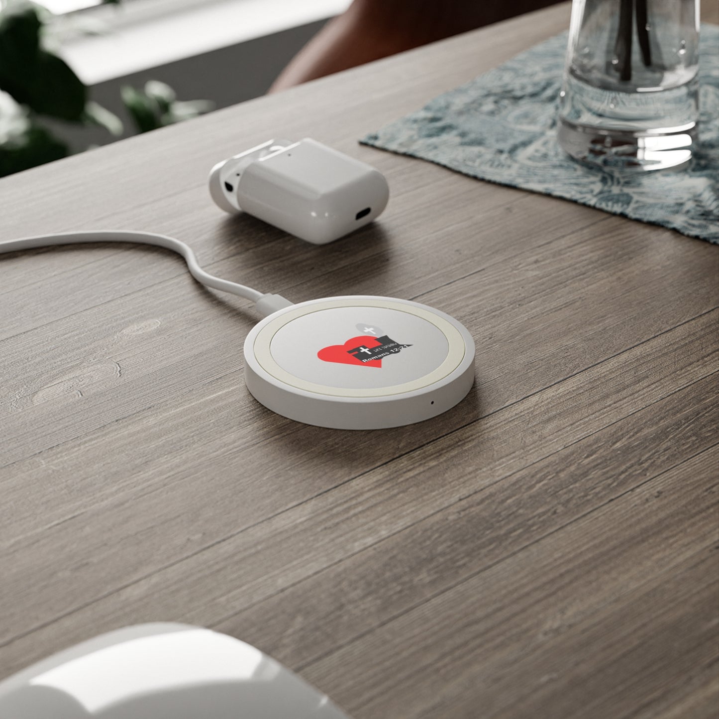 Life Station Logo Quake Wireless Charging Pad