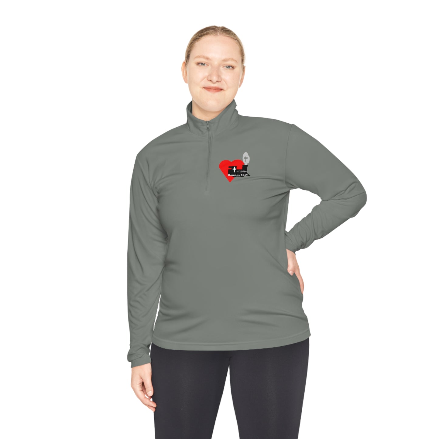 Life Station Logo Unisex Quarter-Zip Pullover