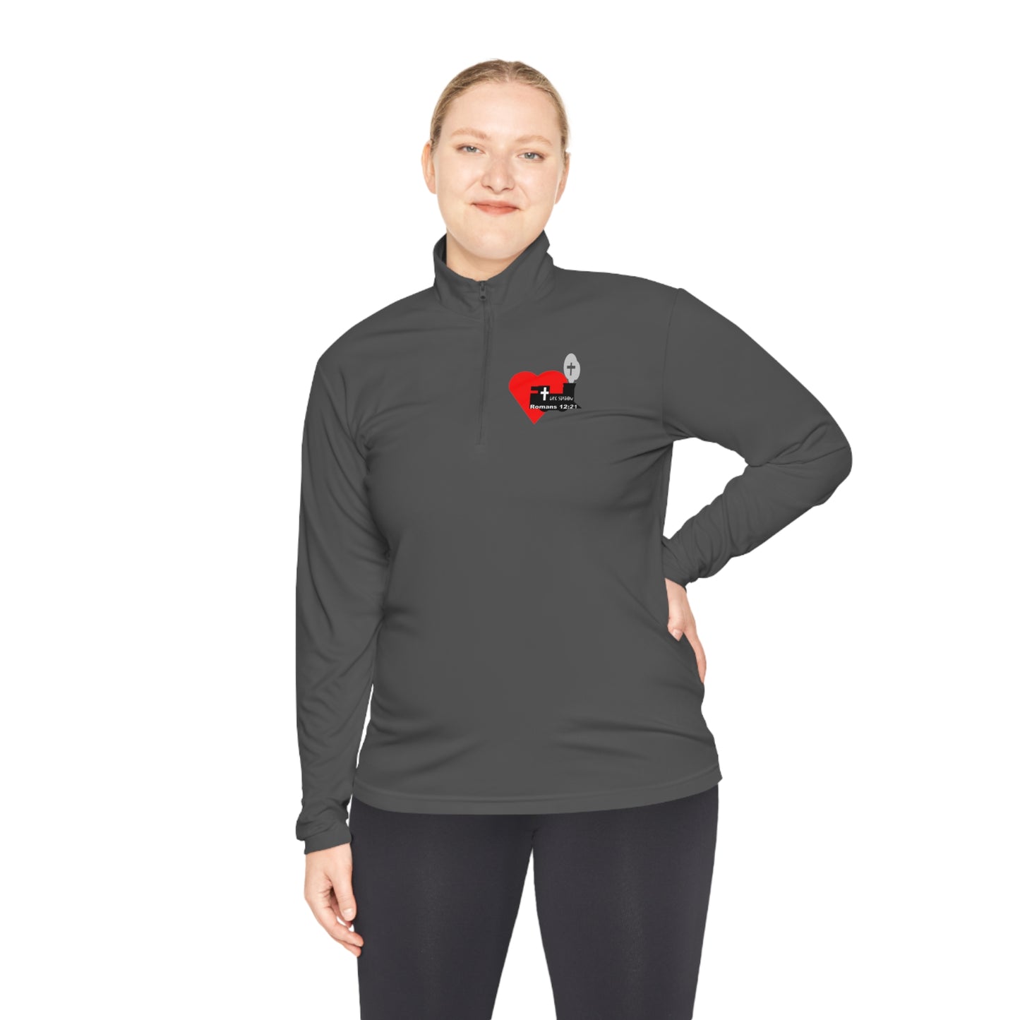 Life Station Logo Unisex Quarter-Zip Pullover