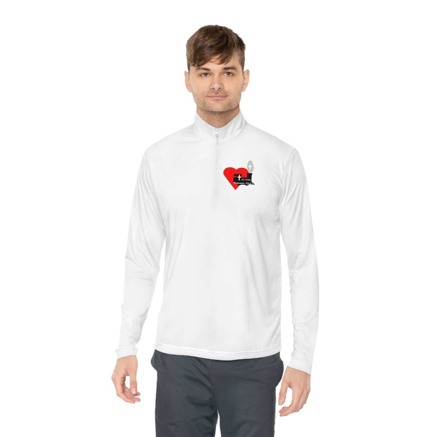 Life Station Logo Unisex Quarter-Zip Pullover