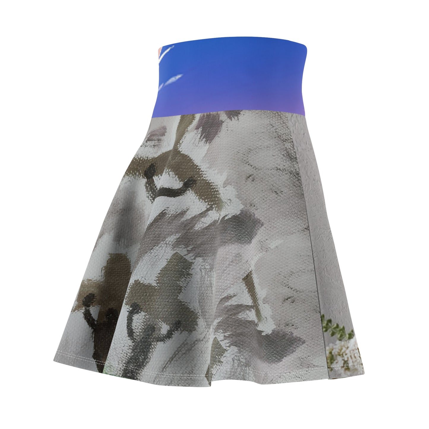 Spiritual-themed Skater Skirt for women