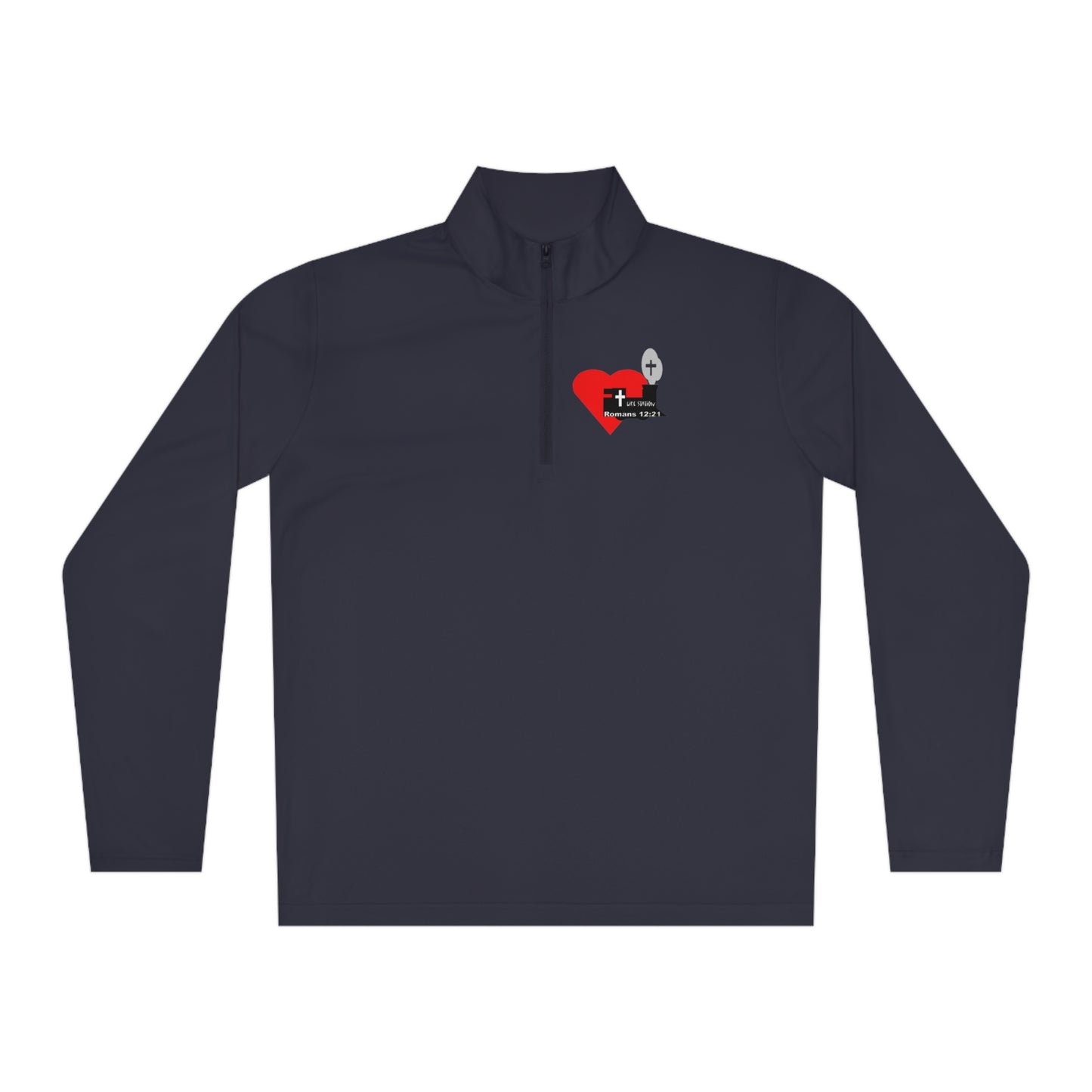 Life Station Logo Unisex Quarter-Zip Pullover