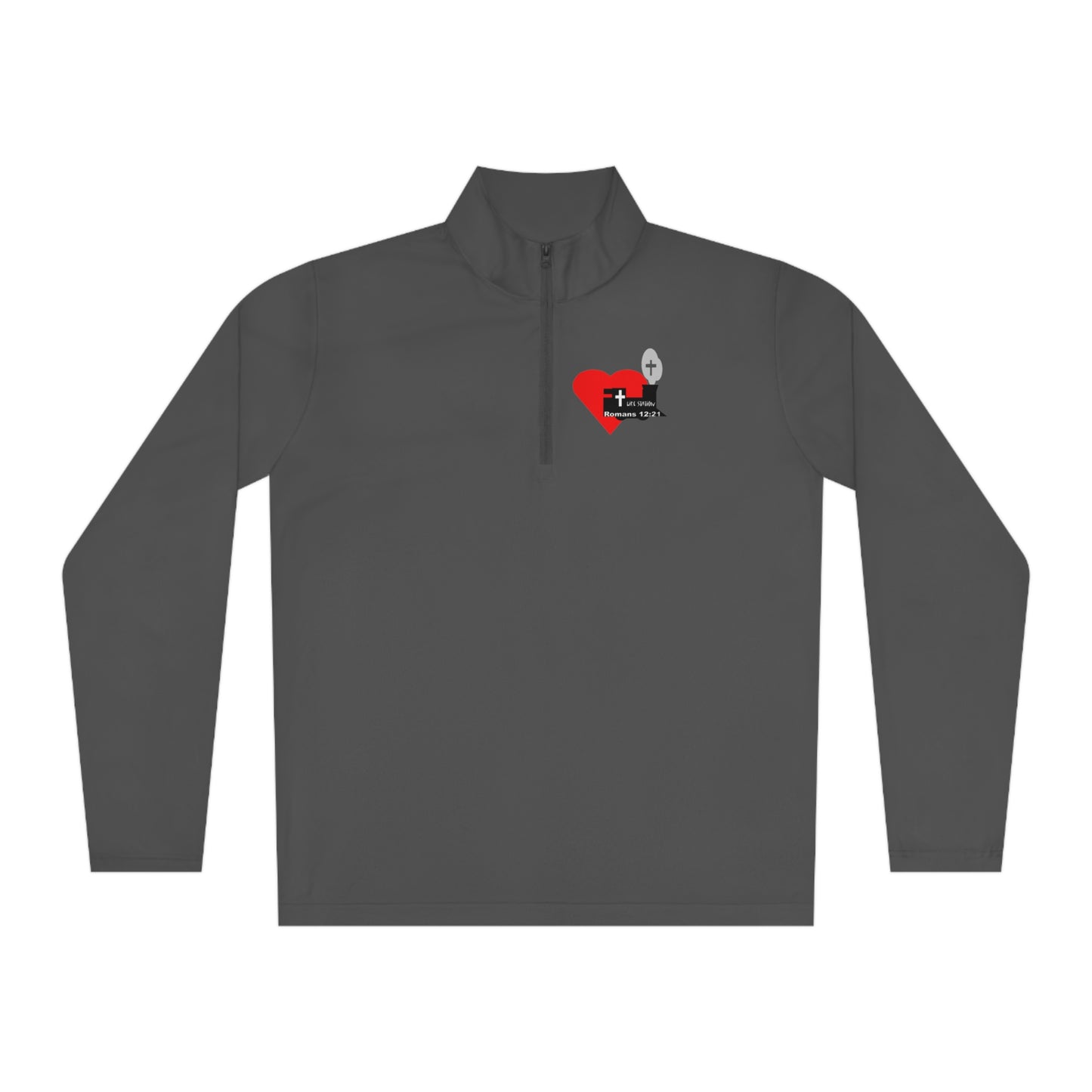 Life Station Logo Unisex Quarter-Zip Pullover