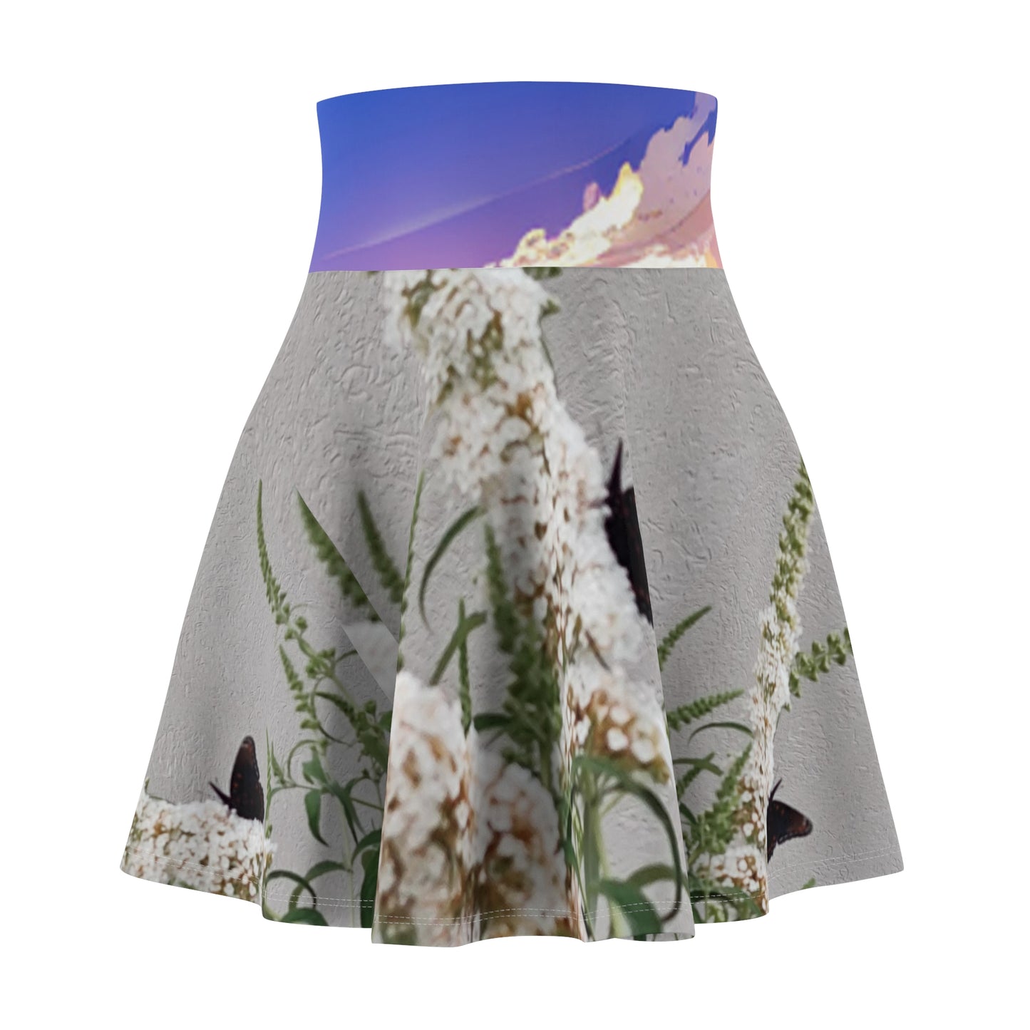 Spiritual-themed Skater Skirt for women