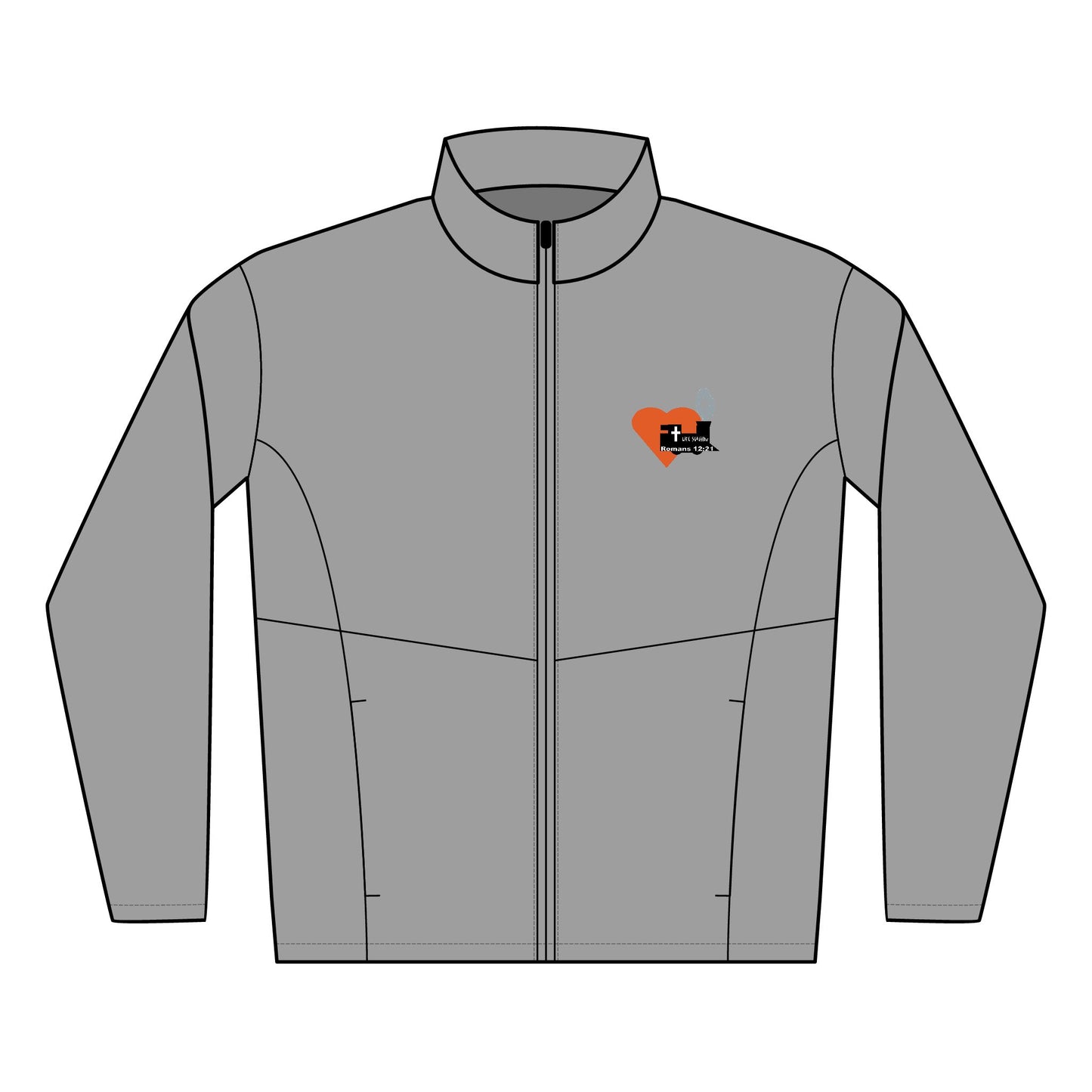 Men's Soft Shell Jacket with LifeStation Logo Design | Lightweight Jacket for Outdoor Activities, Sports, Casual Wear, Gifts, Everyday Use