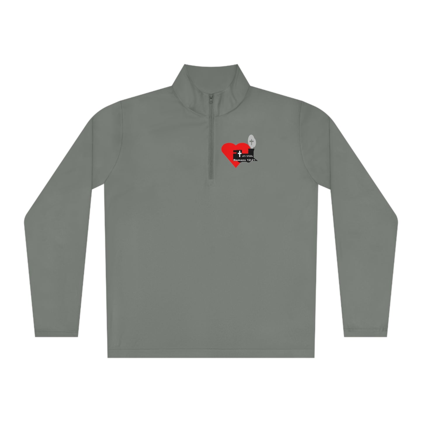 Life Station Logo Unisex Quarter-Zip Pullover