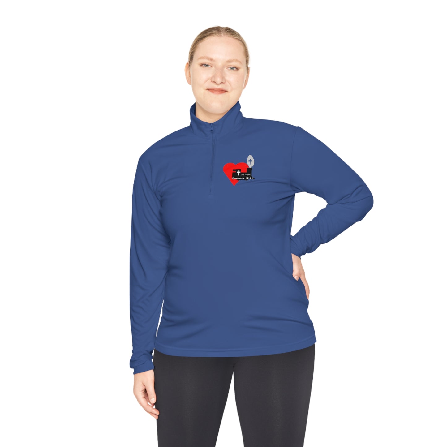 Life Station Logo Unisex Quarter-Zip Pullover