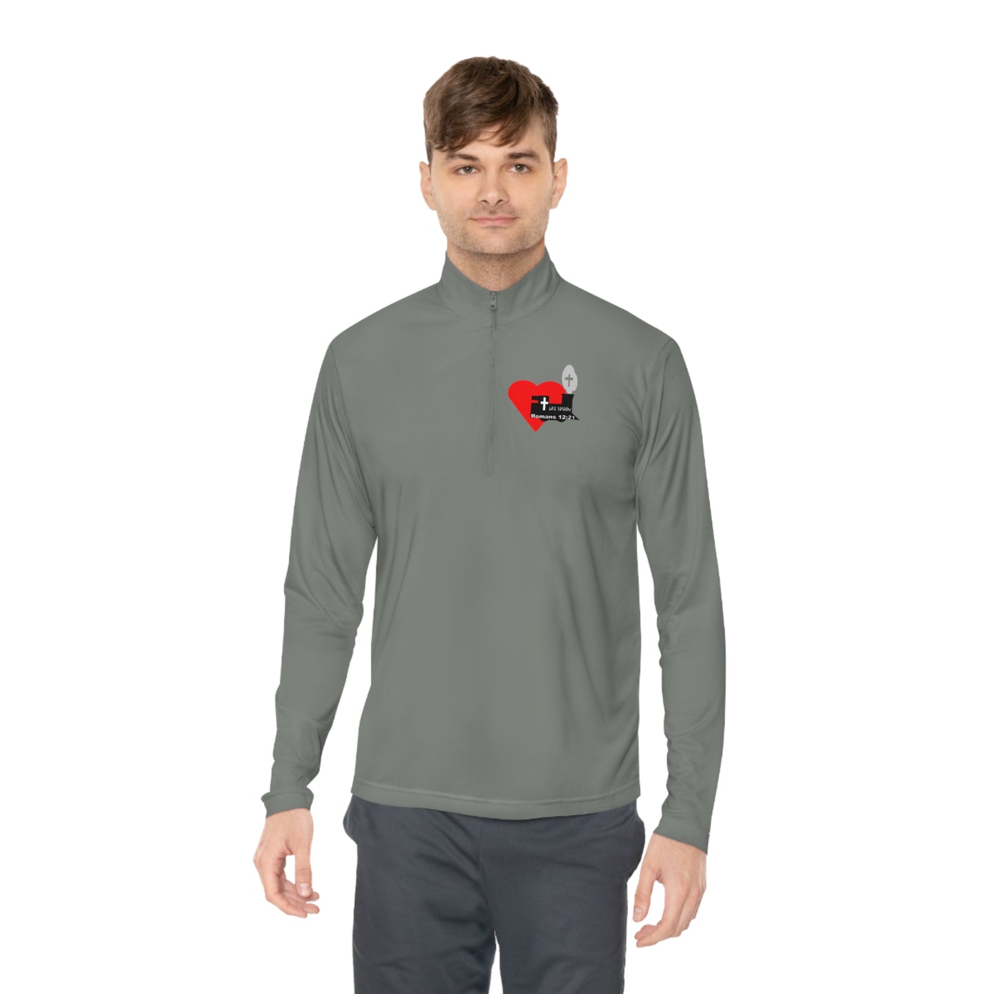 Life Station Logo Unisex Quarter-Zip Pullover