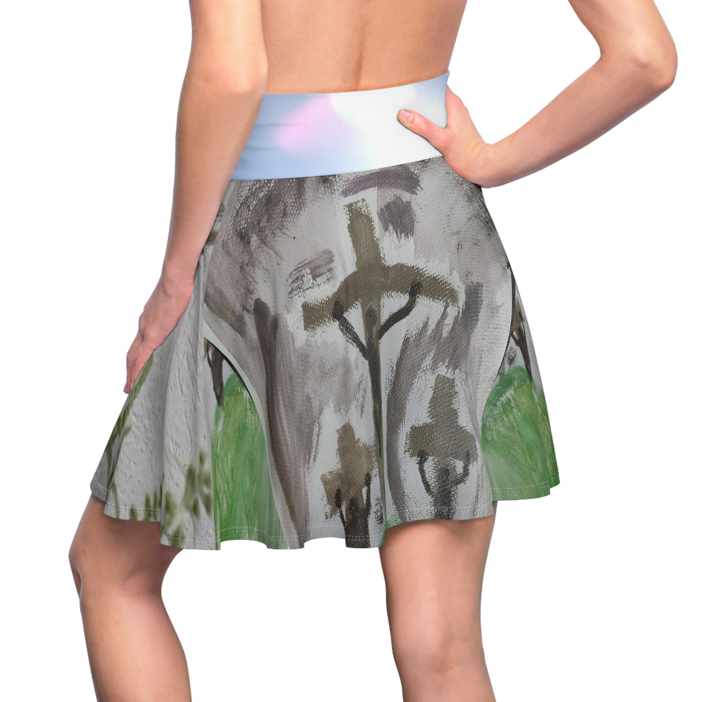 Women's Christian Themed Skater Skirt