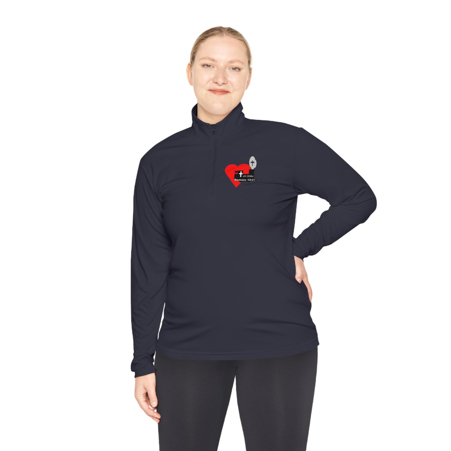 Life Station Logo Unisex Quarter-Zip Pullover