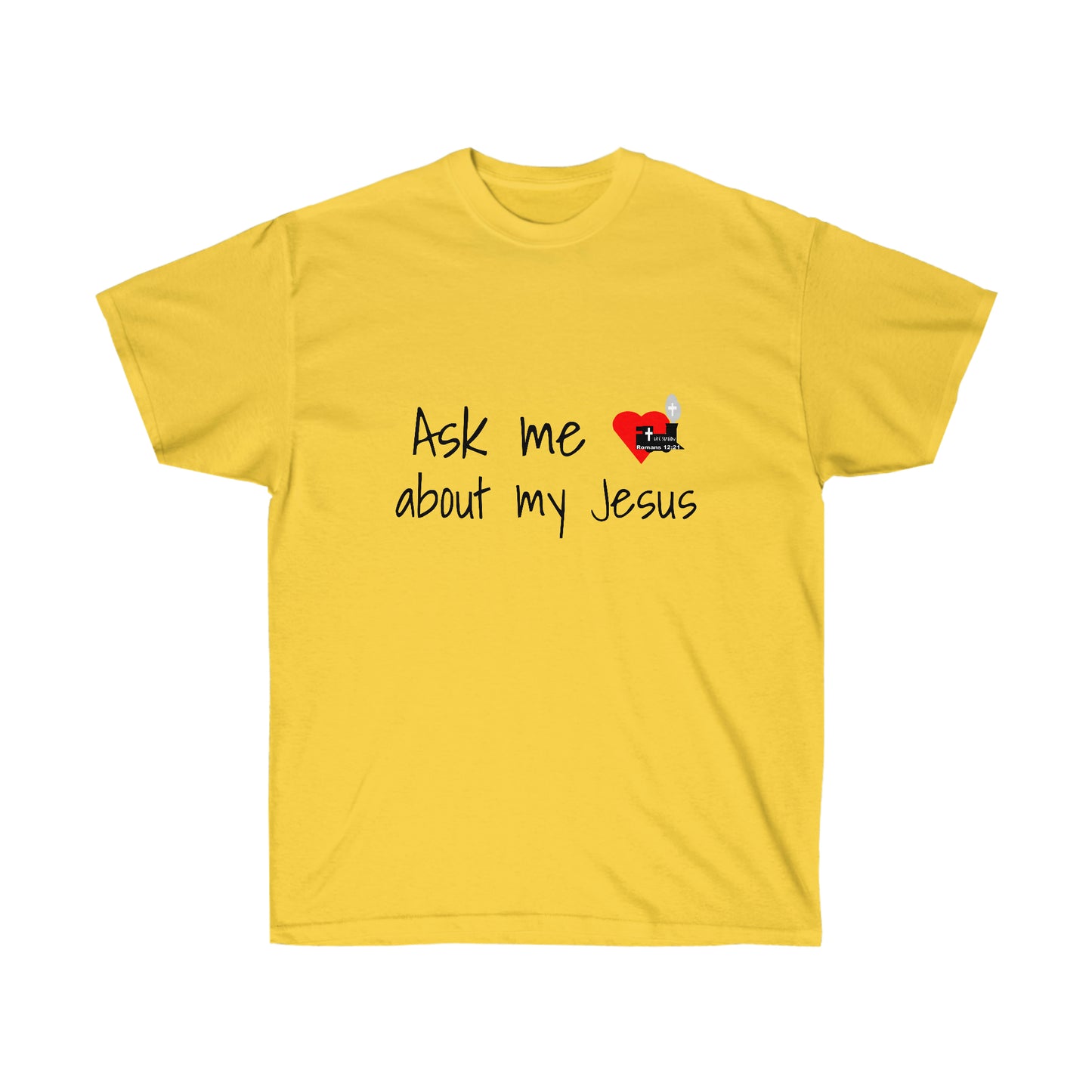 LifeStation Ask me about my Jesus Unisex Ultra Cotton Tee