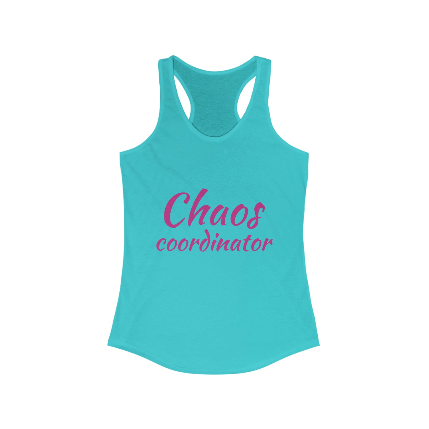 Chaos Coordinator Print Women's Ideal Racerback Tank