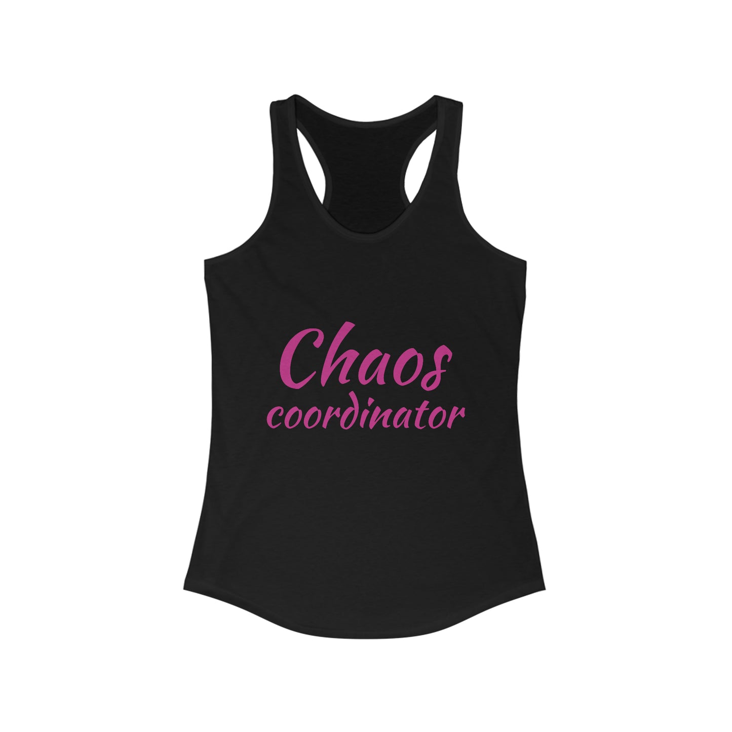 Chaos Coordinator Print Women's Ideal Racerback Tank