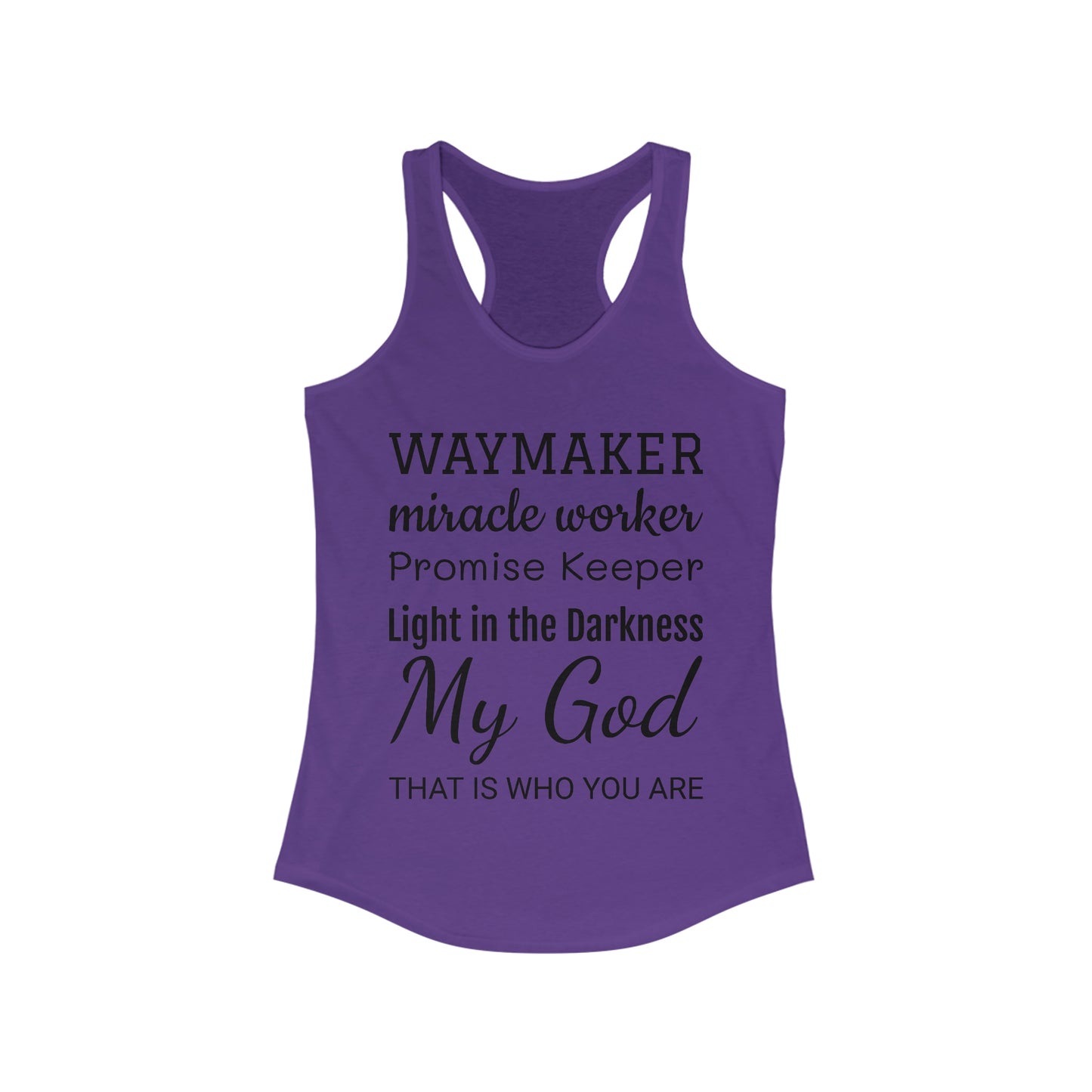 Waymaker Women's Ideal Racerback Tank