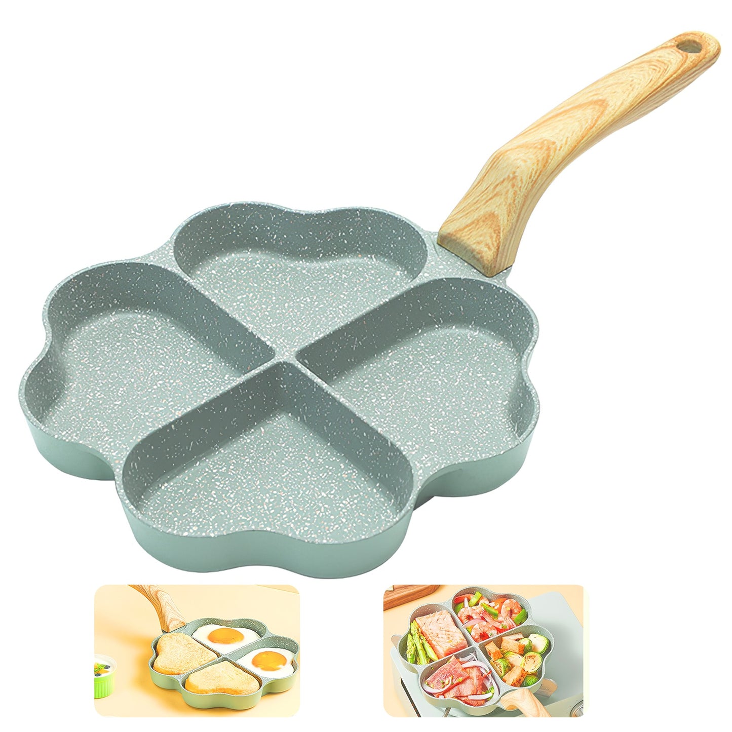 Frying Pan Durable Non-stick skillet Mini Thick Steak Flat cooking Pan Iron Pancake Egg Fryer Kitchen Cookware Cast Iron Tools