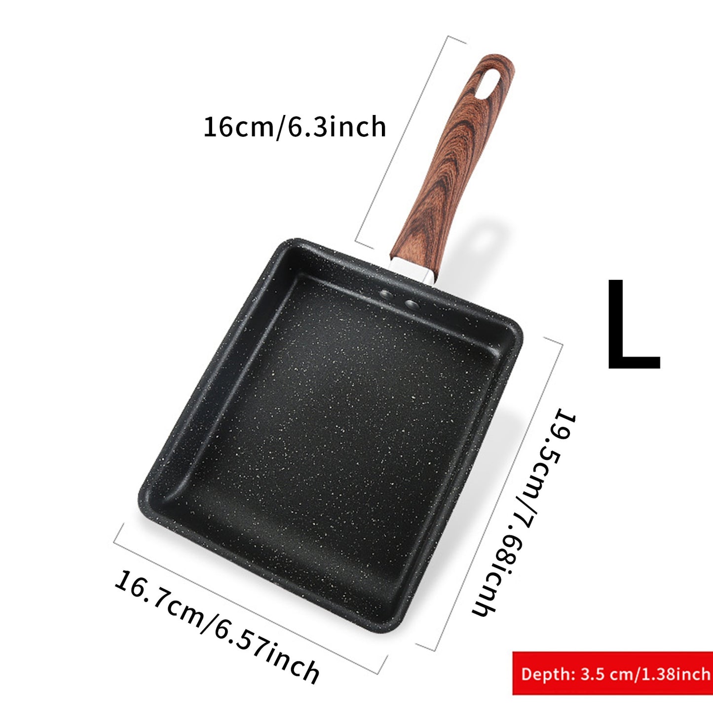 Frying Pan Durable Non-stick skillet Mini Thick Steak Flat cooking Pan Iron Pancake Egg Fryer Kitchen Cookware Cast Iron Tools