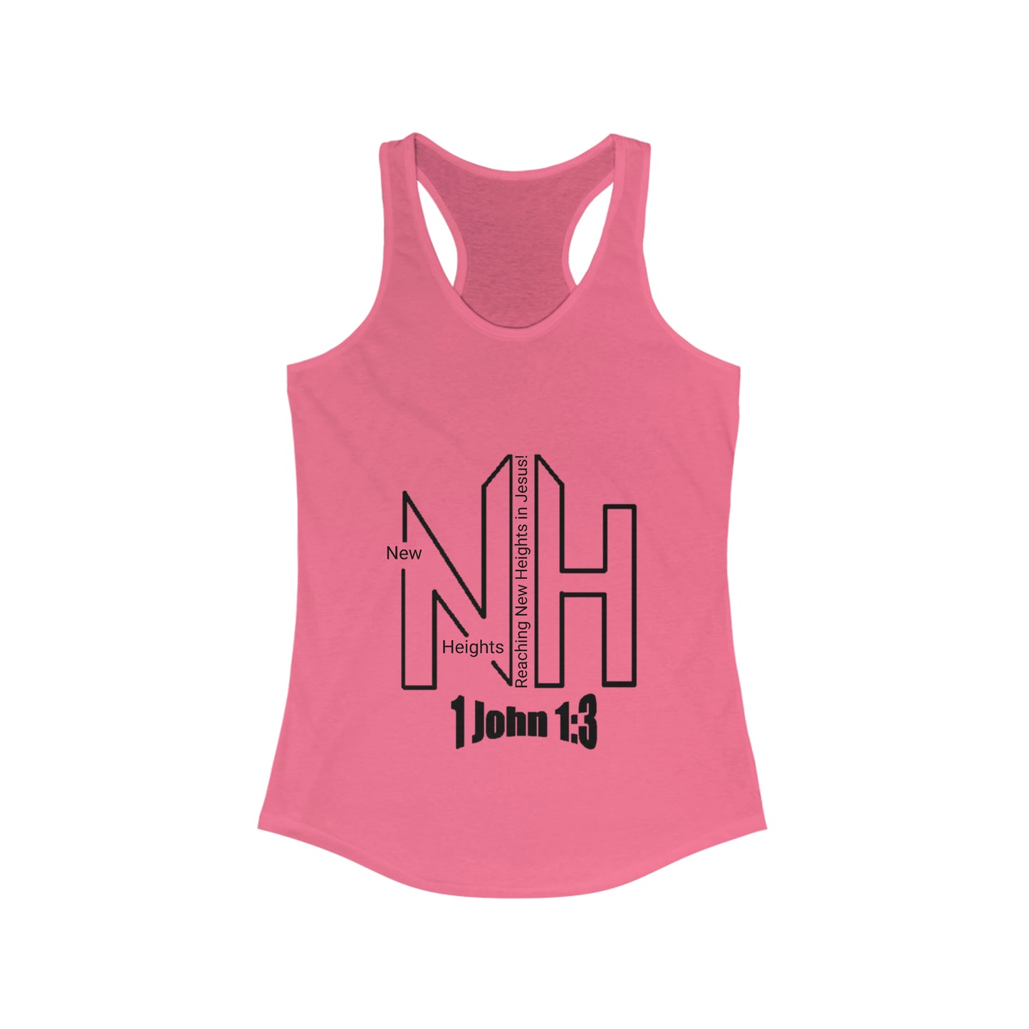 New Heights Logo Women's Ideal Racerback Tank