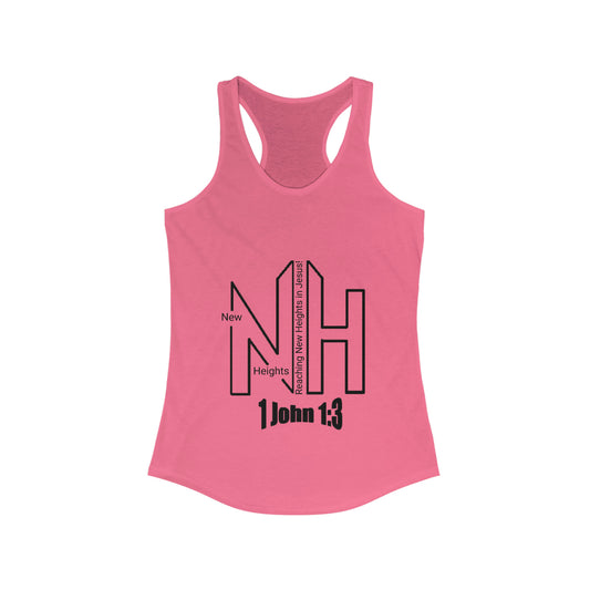 New Heights Logo Women's Ideal Racerback Tank