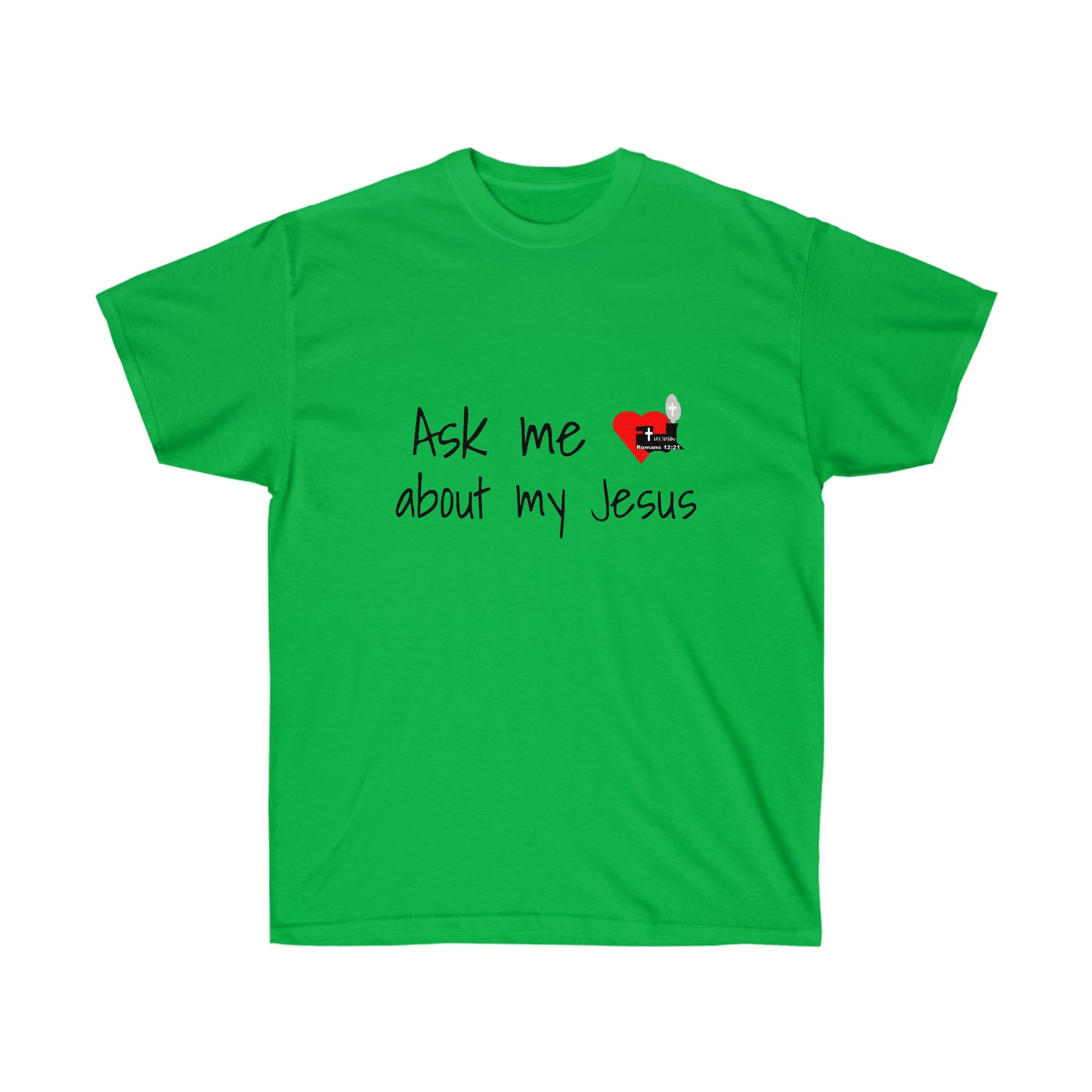 LifeStation Ask me about my Jesus Unisex Ultra Cotton Tee
