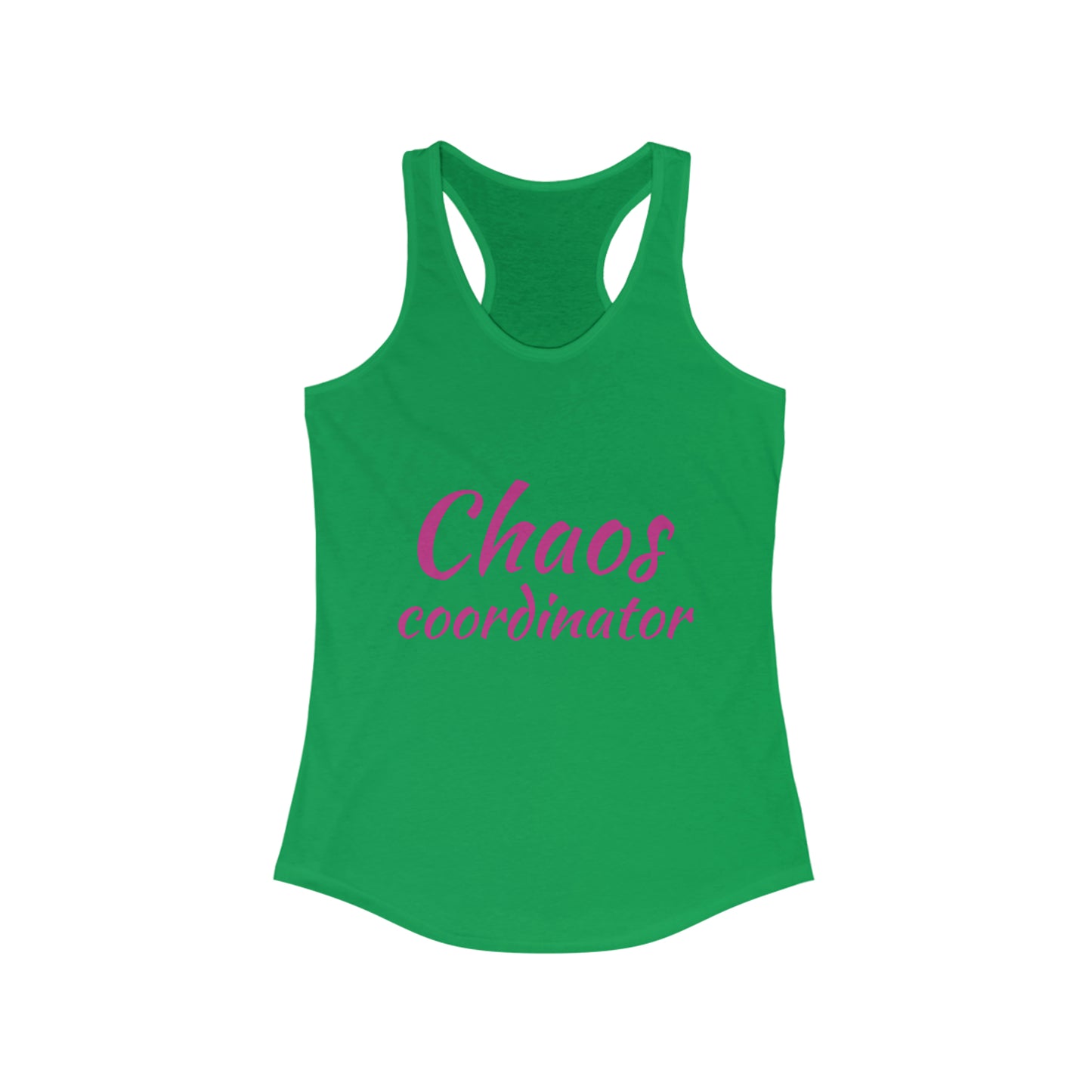 Chaos Coordinator Print Women's Ideal Racerback Tank