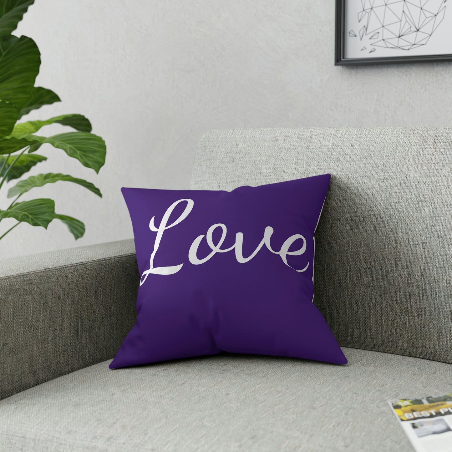Love Broadcloth Pillow