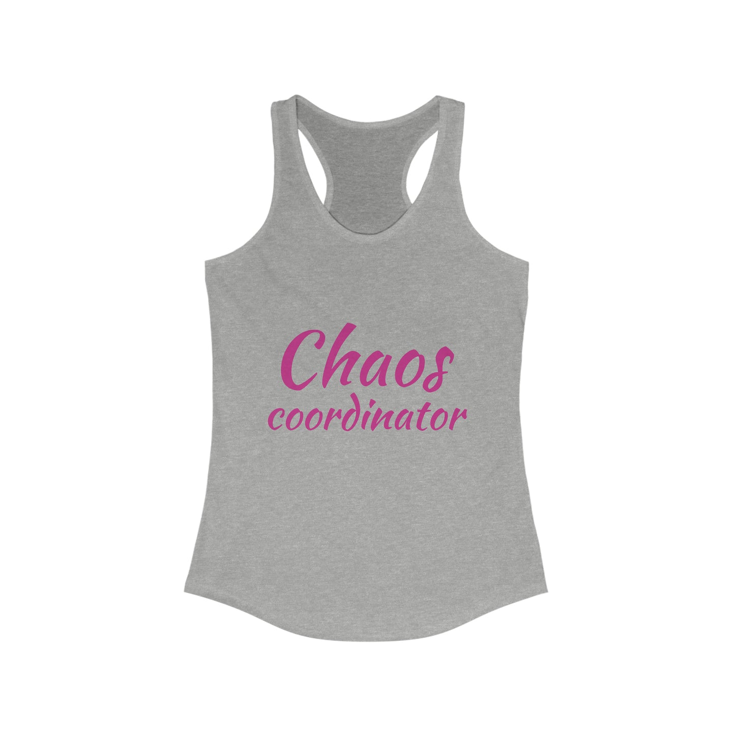 Chaos Coordinator Print Women's Ideal Racerback Tank