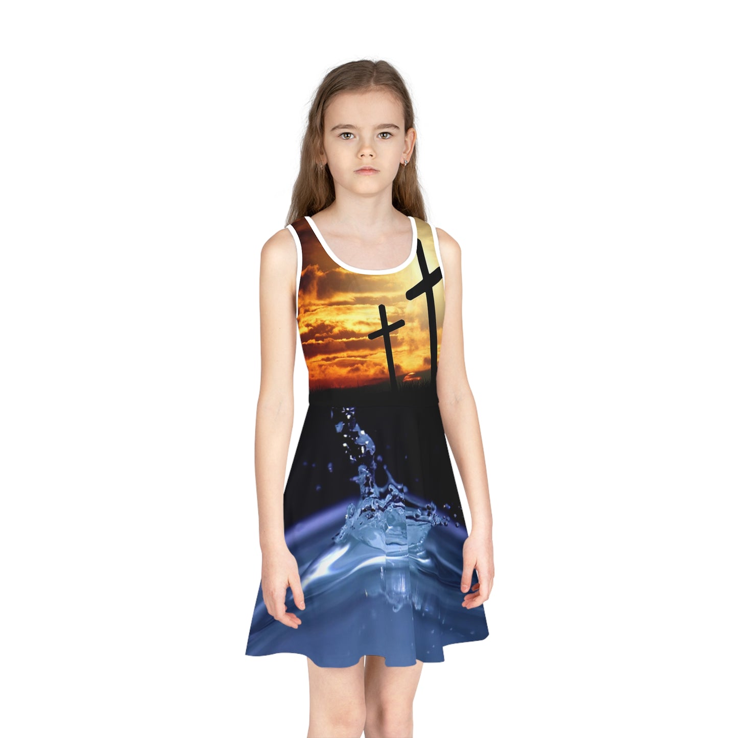 Girls' Sleeveless Sundress