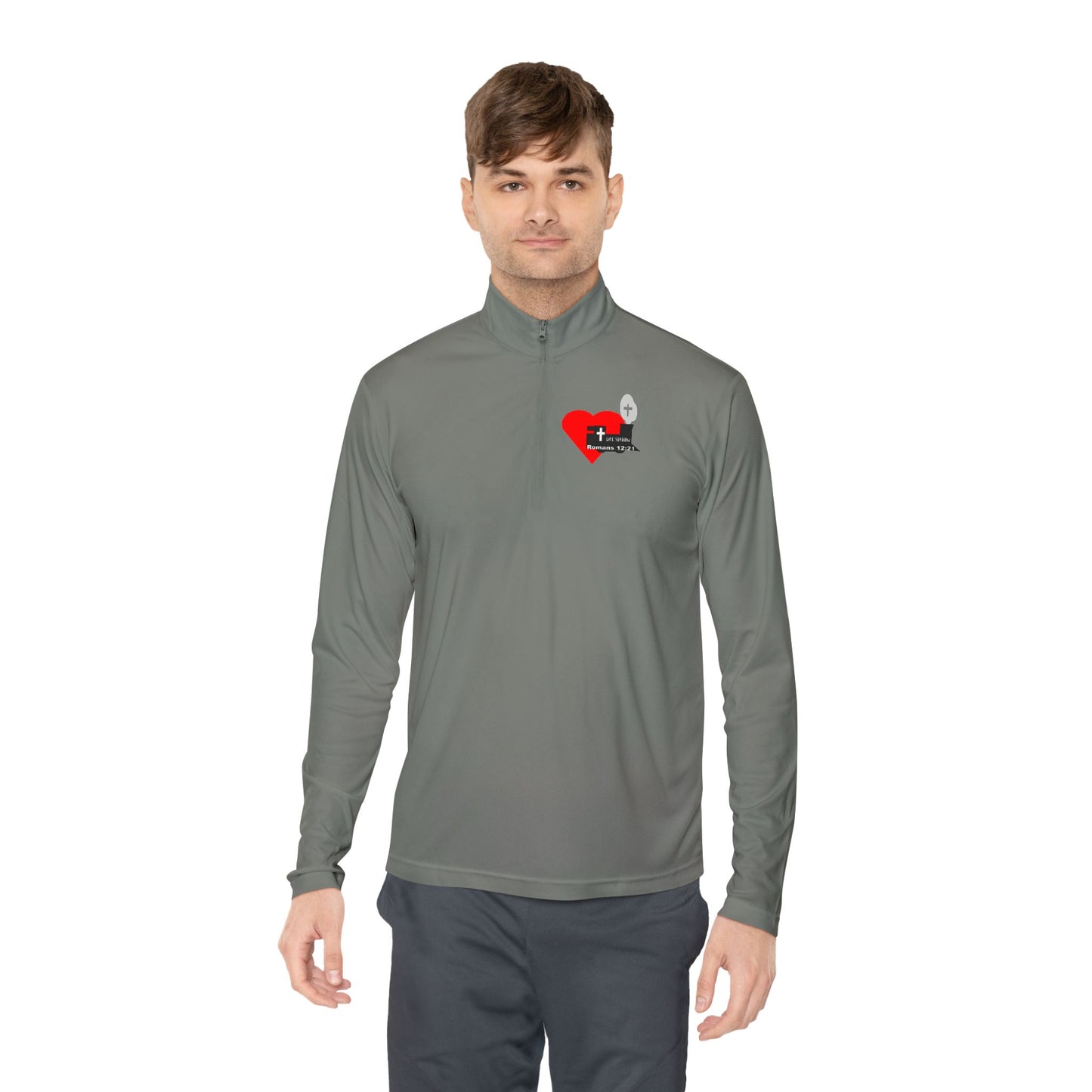 Life Station Logo Unisex Quarter-Zip Pullover