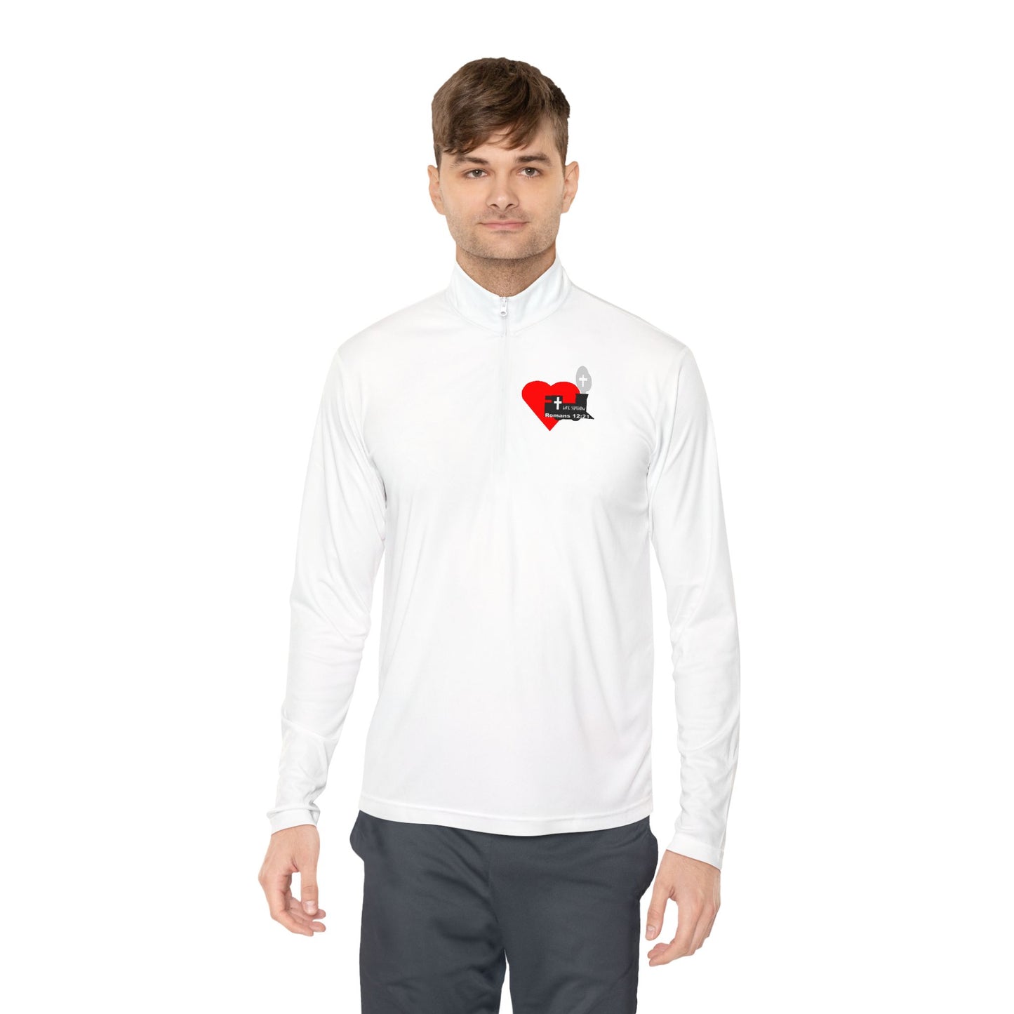Life Station Logo Unisex Quarter-Zip Pullover
