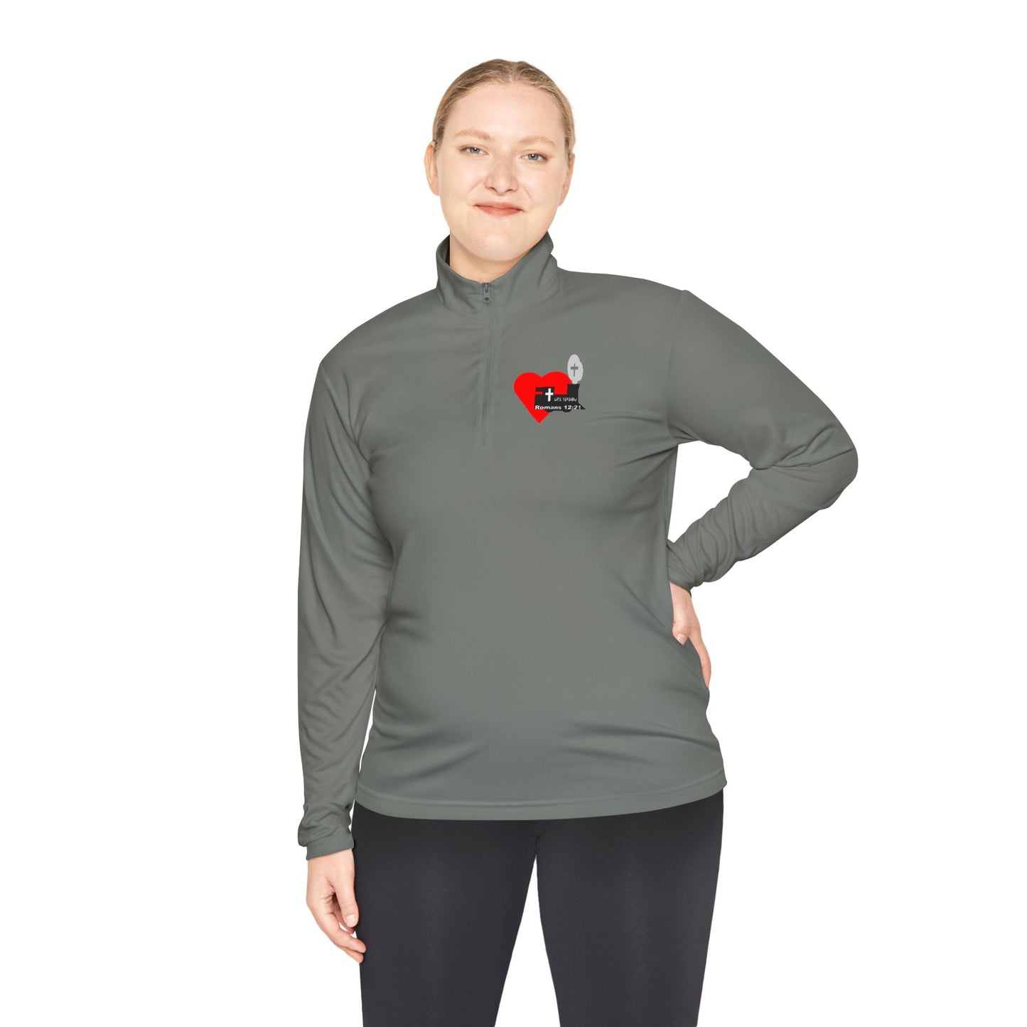 Life Station Logo Unisex Quarter-Zip Pullover