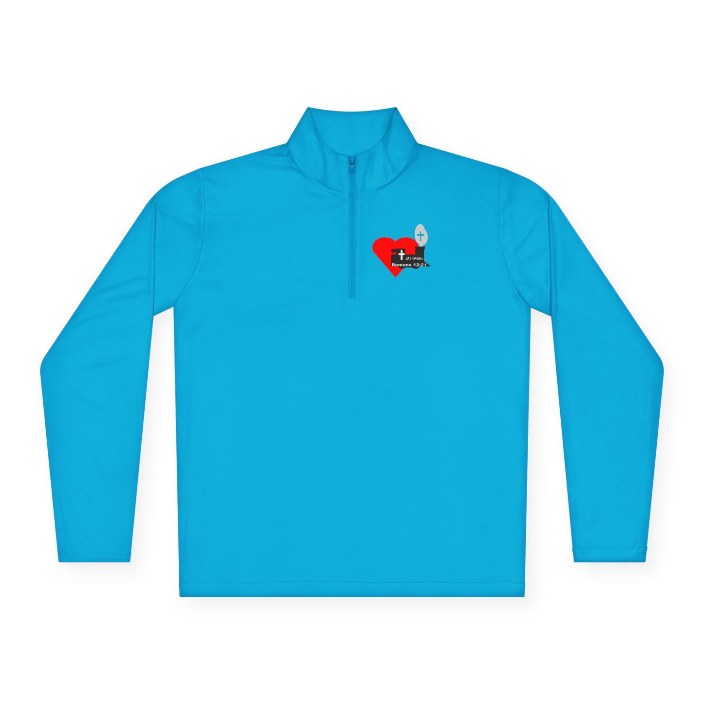 Life Station Logo Unisex Quarter-Zip Pullover
