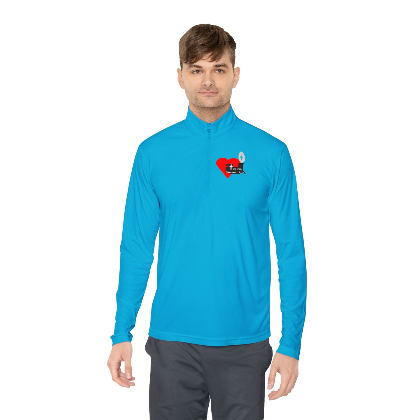 Life Station Logo Unisex Quarter-Zip Pullover