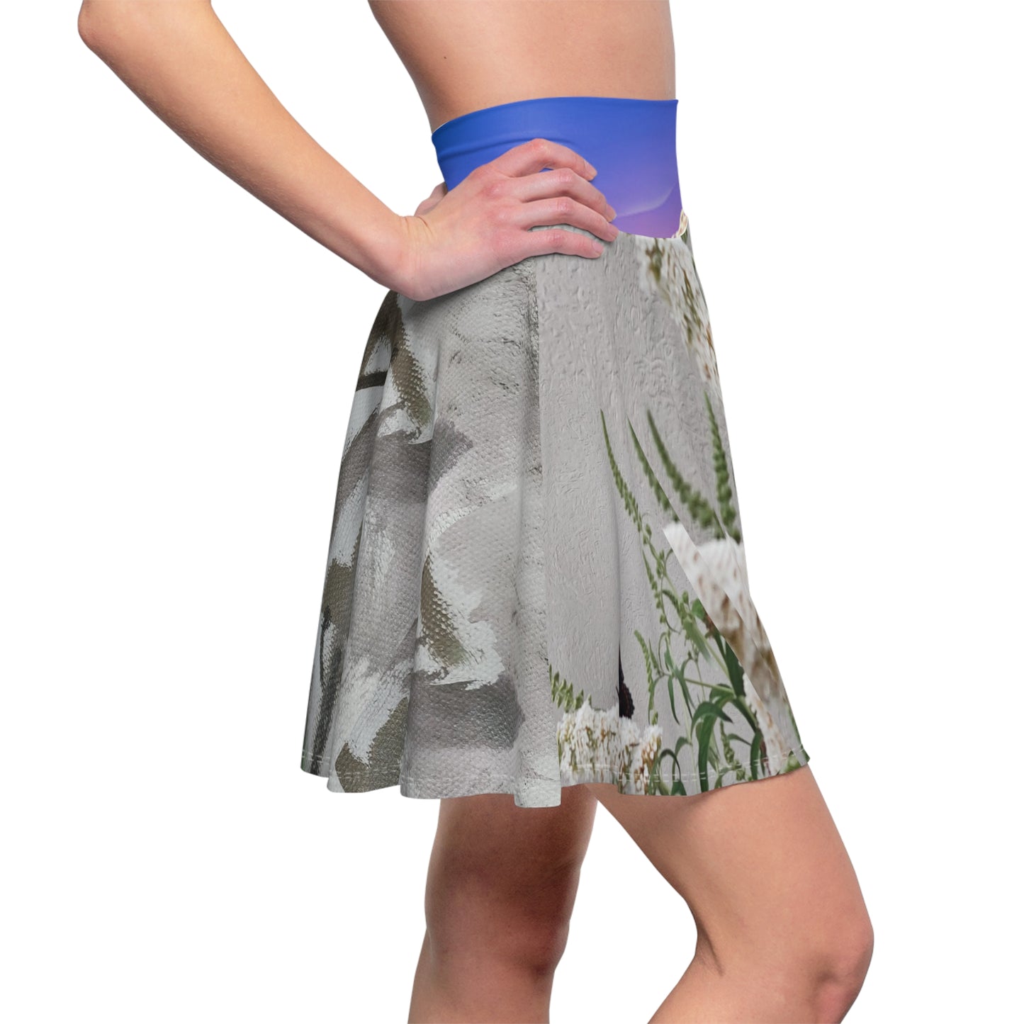 Spiritual-themed Skater Skirt for women