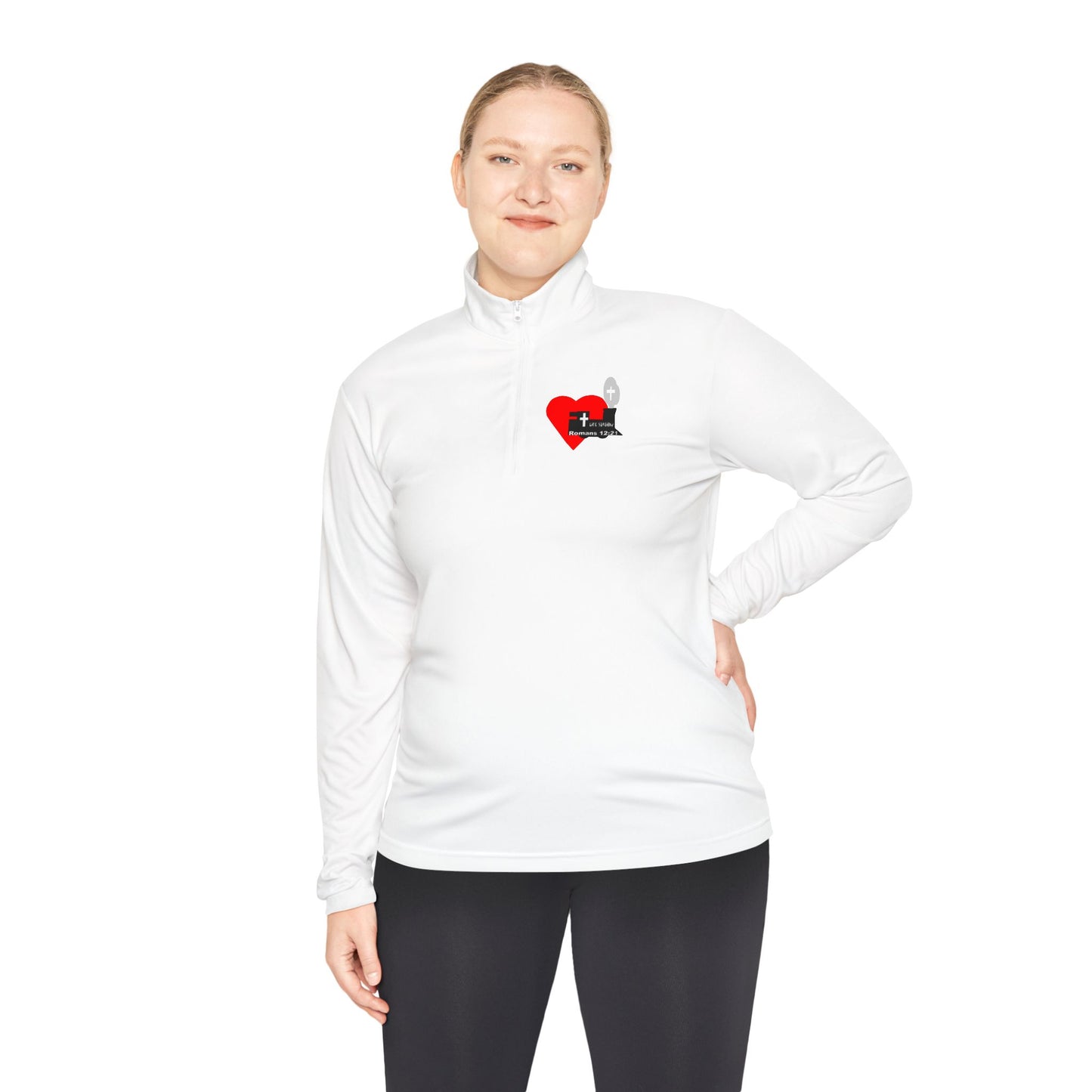 Life Station Logo Unisex Quarter-Zip Pullover
