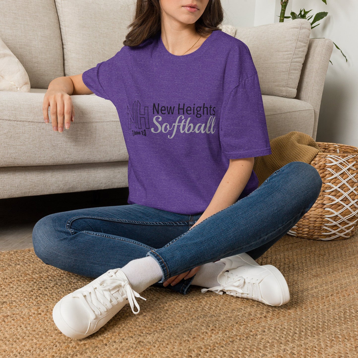 13 Softball Unisex Softstyle T-Shirt