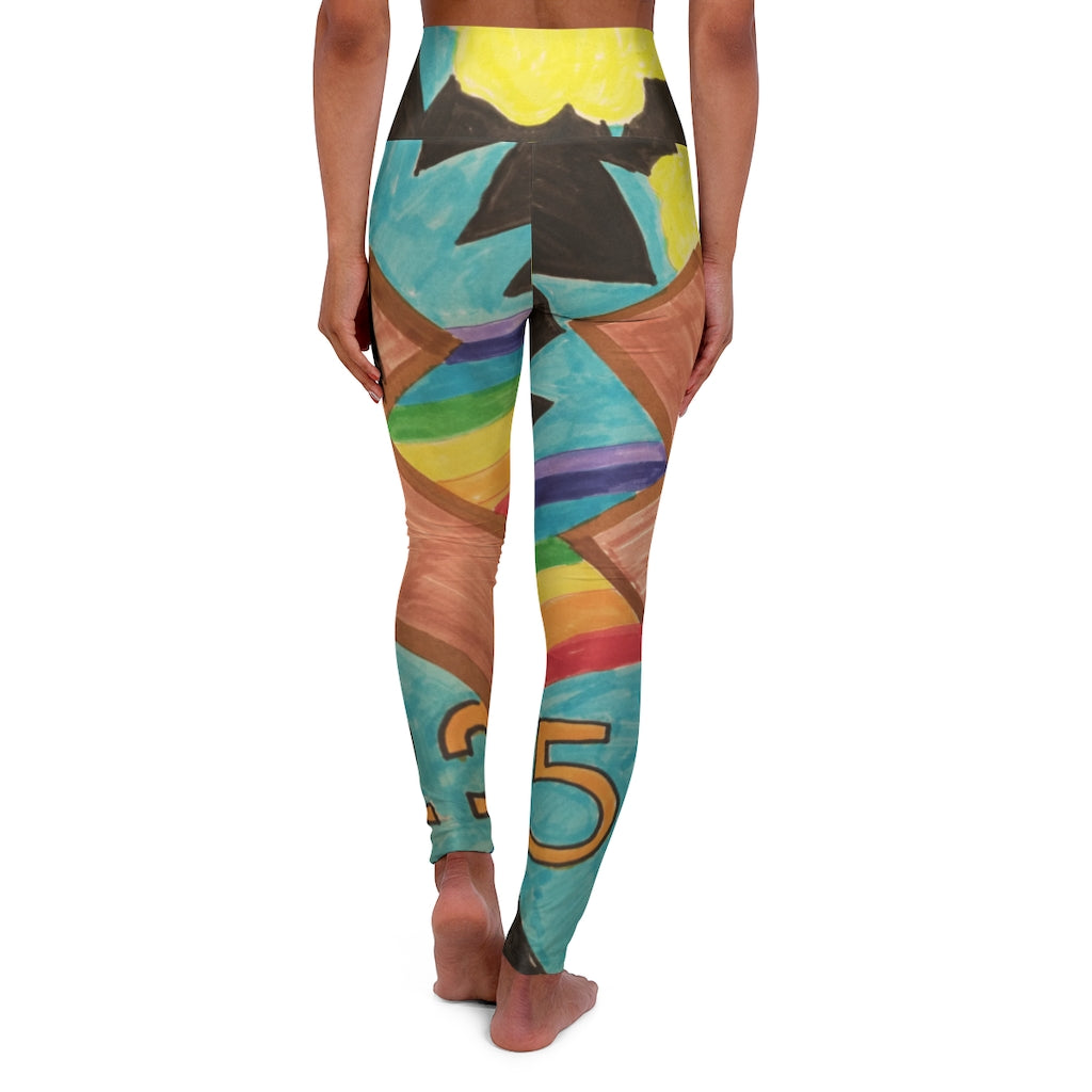 High Waisted Yoga Leggings 55:22