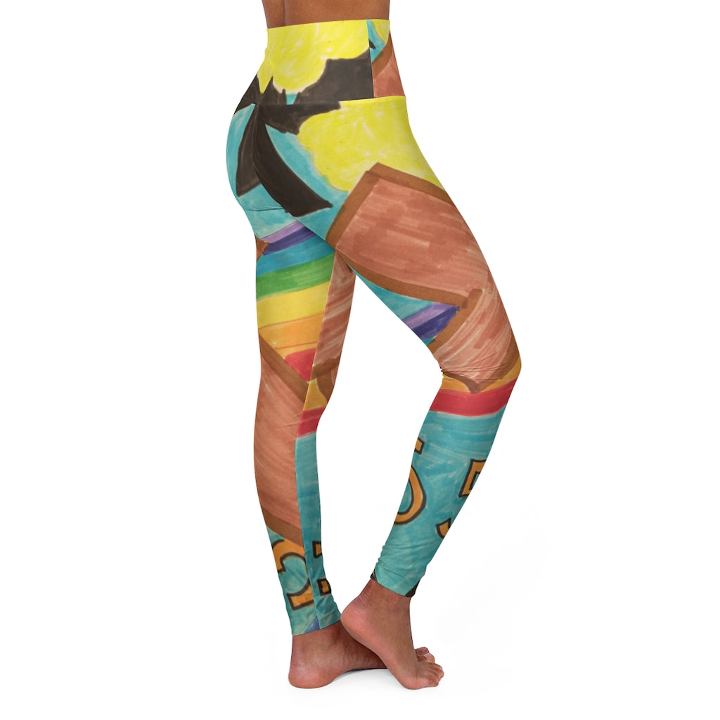 High Waisted Yoga Leggings 55:22