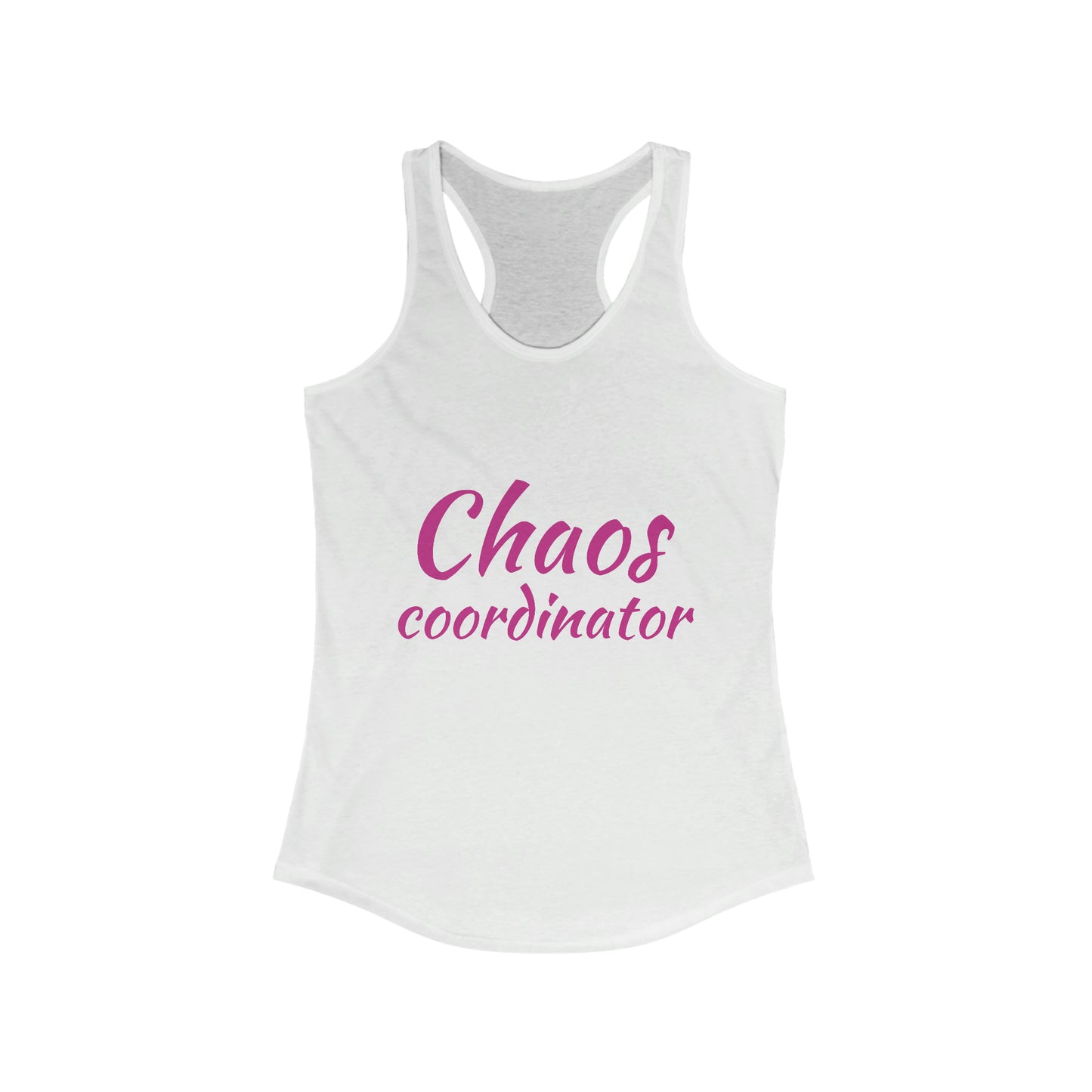 Chaos Coordinator Print Women's Ideal Racerback Tank
