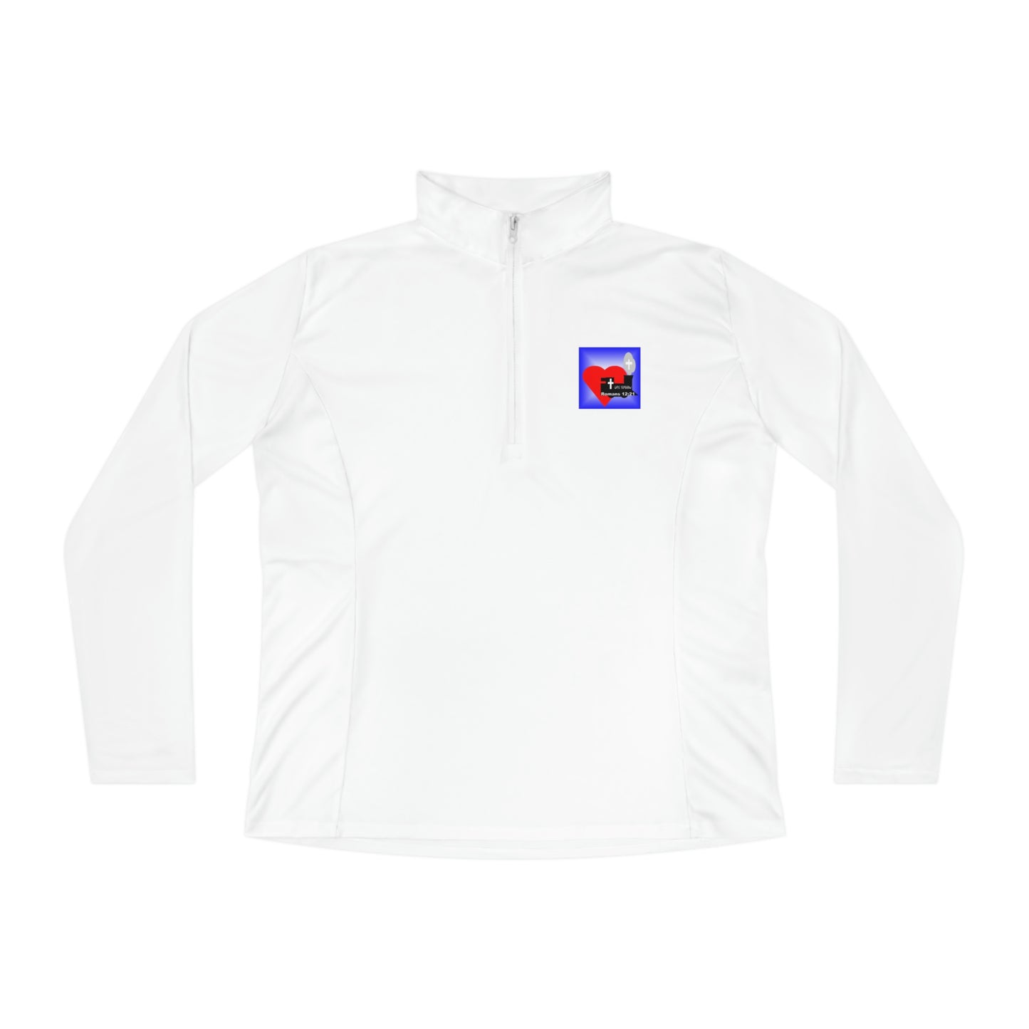 LifeStation Logo Ladies Quarter-Zip Pullover