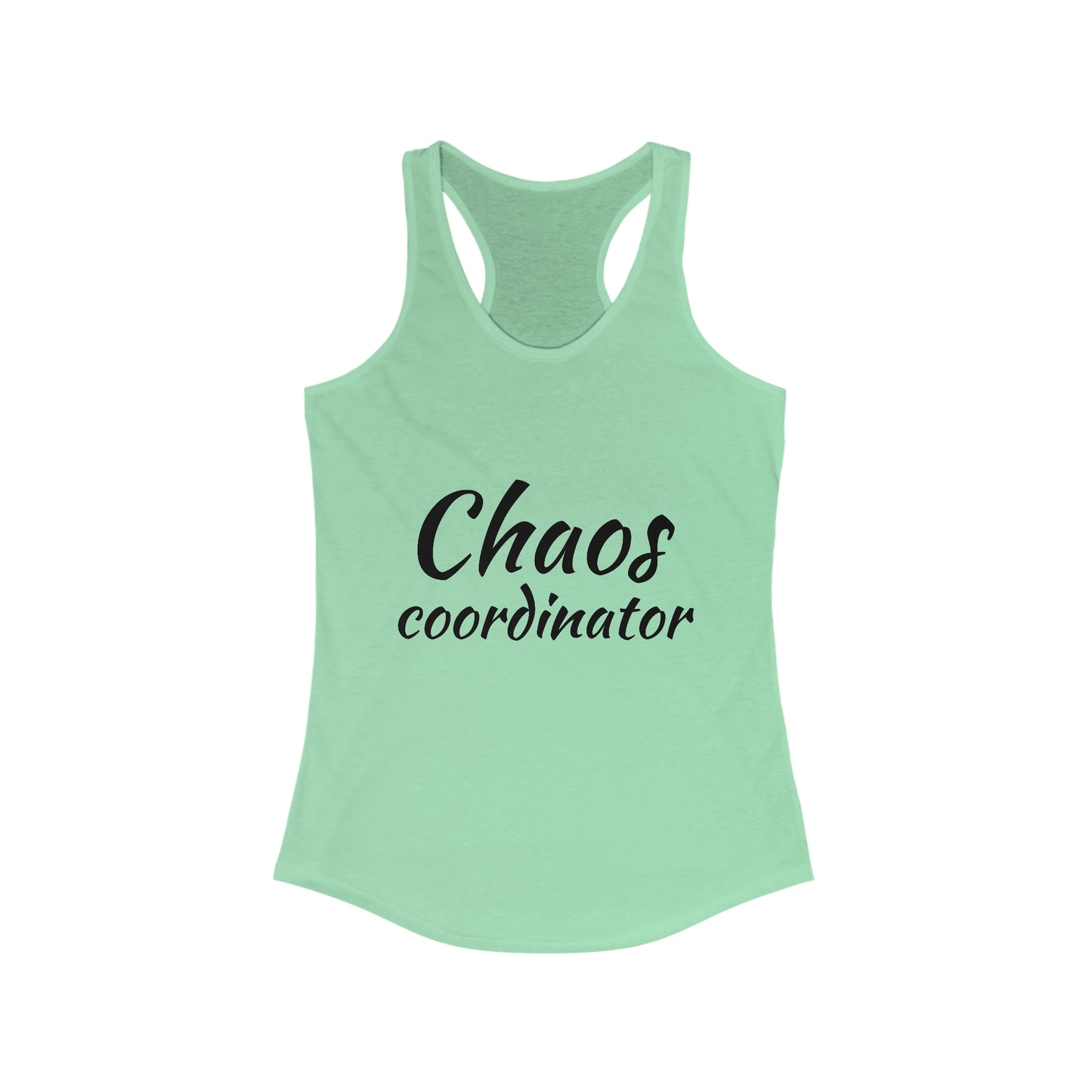 Chaos Coordinator Print Women's Ideal Racerback Tank