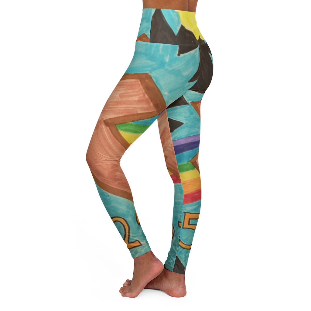 High Waisted Yoga Leggings 55:22